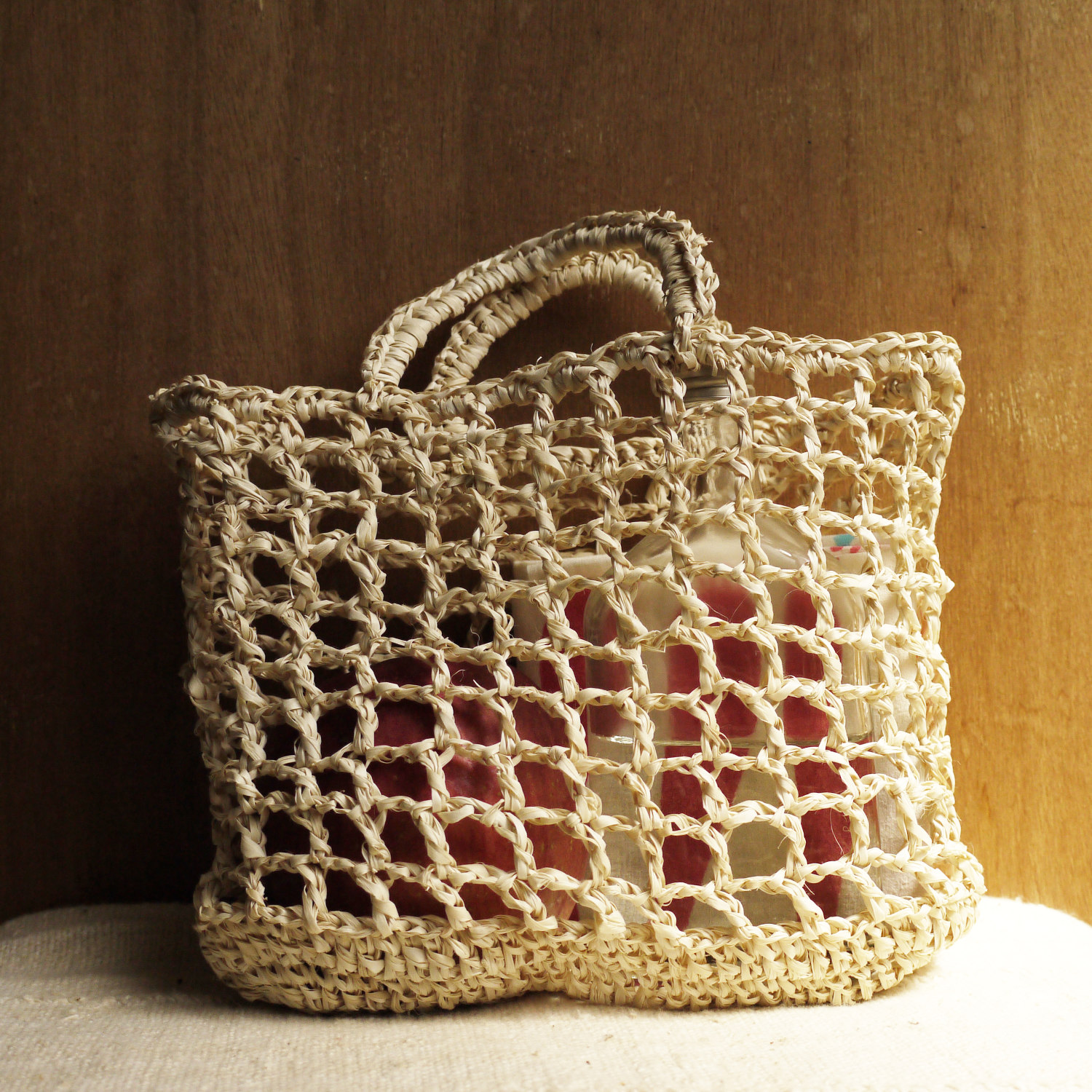 好きな糸で編むお散歩バッグ。季節を楽しむかぎ針編み5月